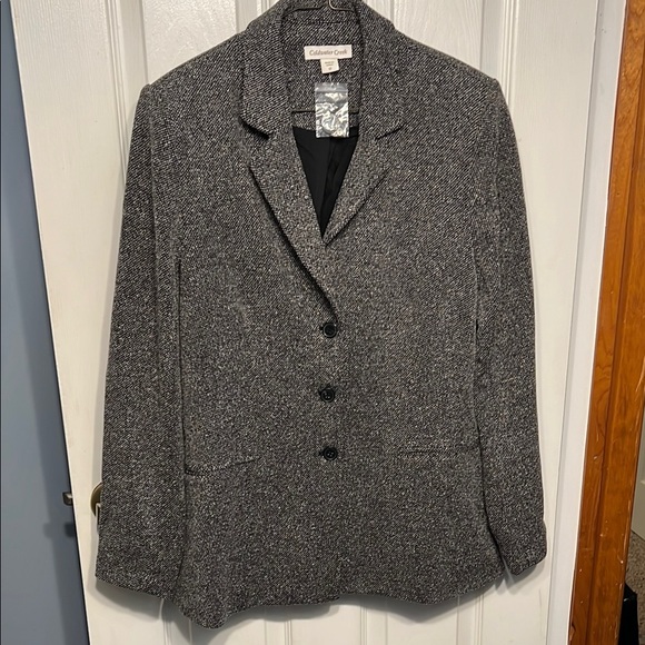 Calvin Klein Gray Blazer Professional Suit Jacket - Picture 1 of 4